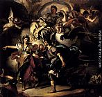Royal Paintings - The Royal Hunt Of Dido And Aeneas by Francesco Solimena